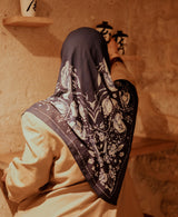 Foulard Chiffon carré 110x110 cm – Azraq Lefoulardcarré