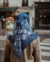 Foulard Chiffon carré 110x110 cm – Azraq Lefoulardcarré