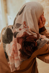 Foulard chiffon carré 110x110 cm – Mayssa Lefoulardcarré