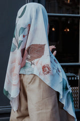 Foulard chiffon carré 110x110 cm – Mayssa Lefoulardcarré