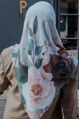 Foulard chiffon carré 110x110 cm – Mayssa Lefoulardcarré