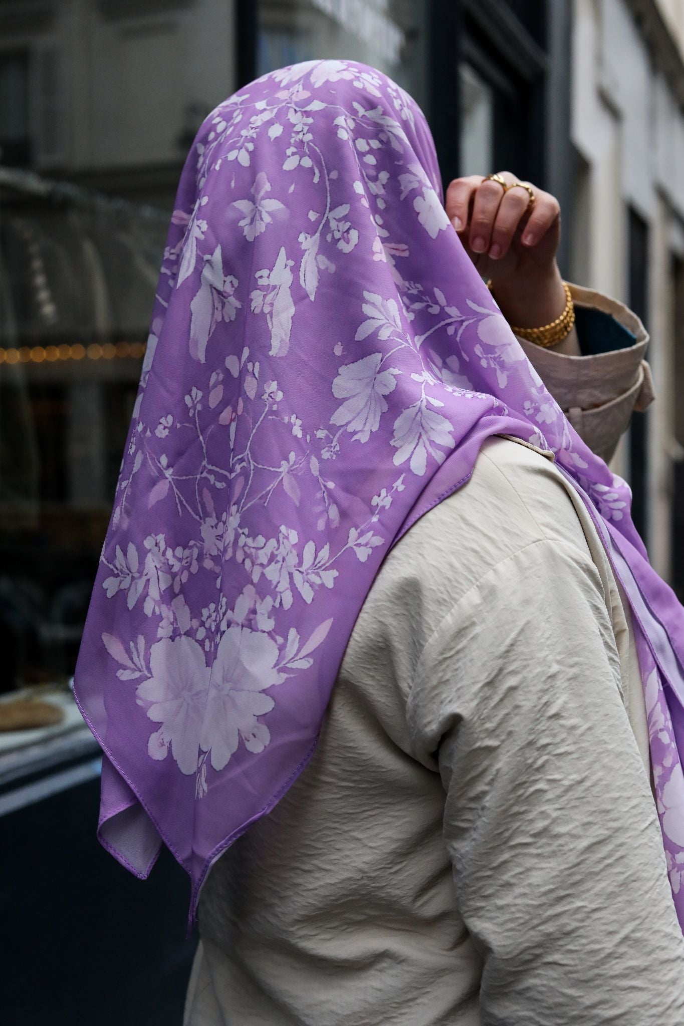 Foulard chiffon carré 110x110 cm – Lina Lefoulardcarré