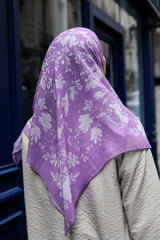 Foulard chiffon carré 110x110 cm – Lina Lefoulardcarré