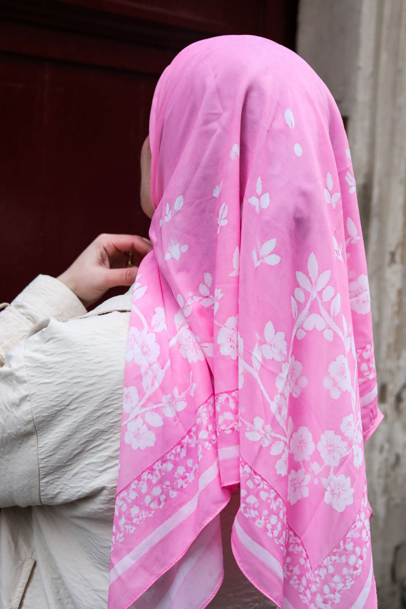 Foulard chiffon carré 110x110 cm – Rahma Lefoulardcarré