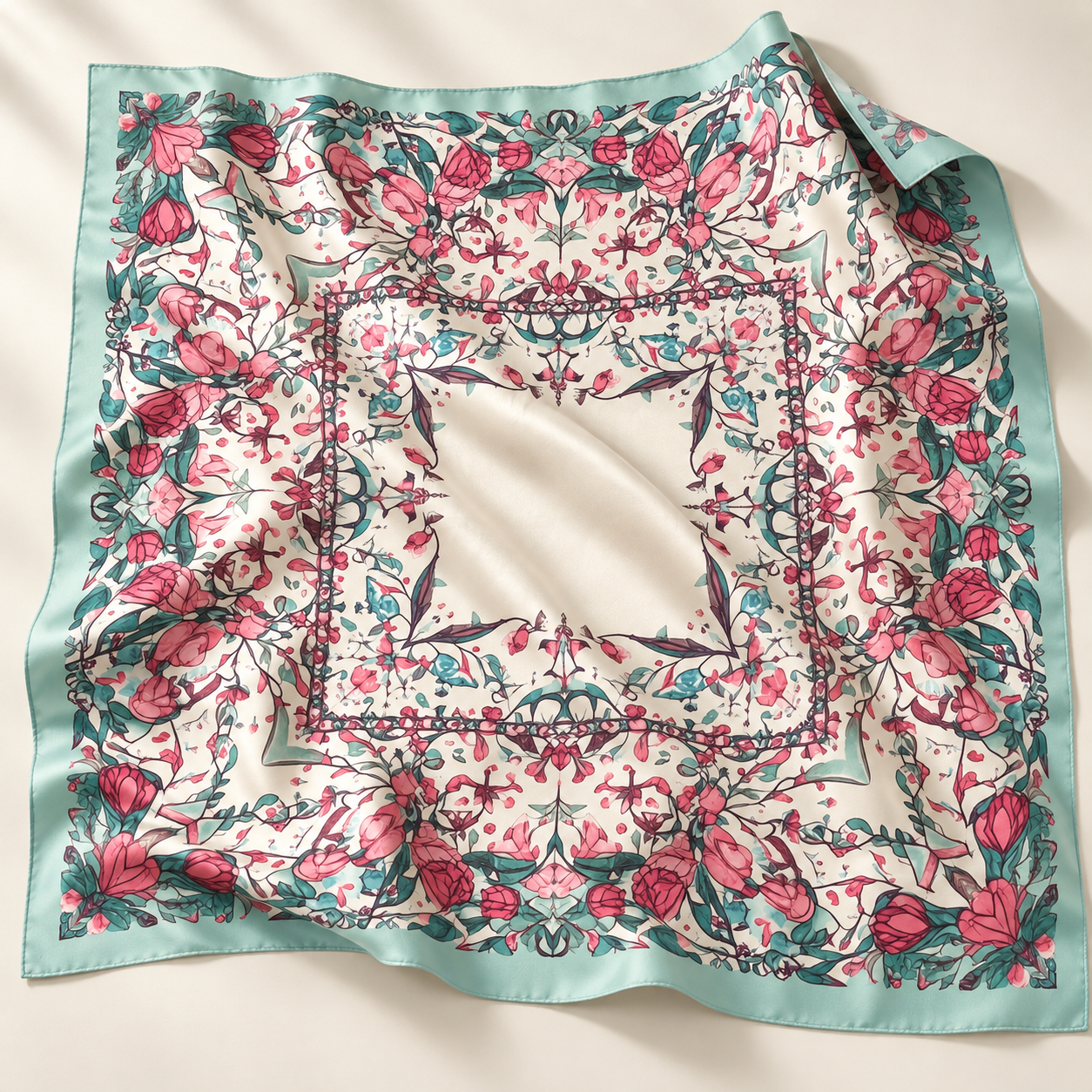 Foulard Chiffon satiné Carré 110x110 cm – Jouri Lefoulardcarré