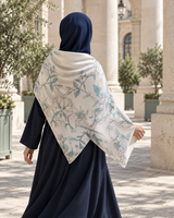 Foulard Chiffon satiné Carré 110x110 cm – Nasma