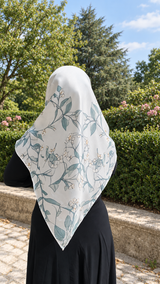 Foulard Chiffon satiné Carré 110x110 cm – Nasma