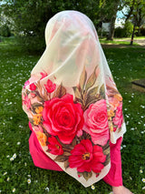 Foulard Mousseline Carré 110x110 cm – Ward Lefoulardcarré