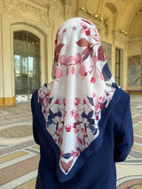 Foulard chiffon carré 110x110 cm – Rosalya Lefoulardcarré