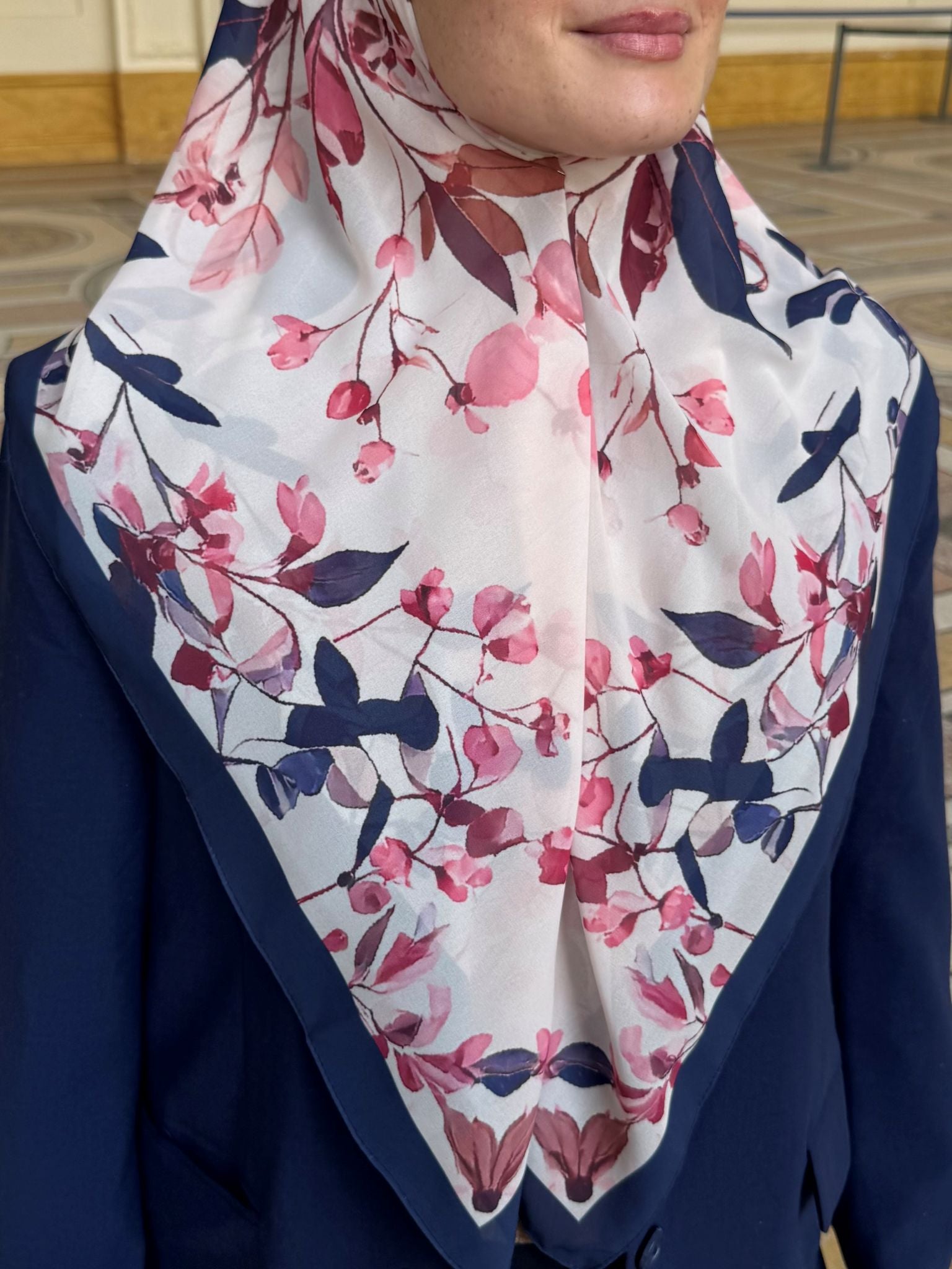Foulard chiffon carré 110x110 cm – Rosalya Lefoulardcarré