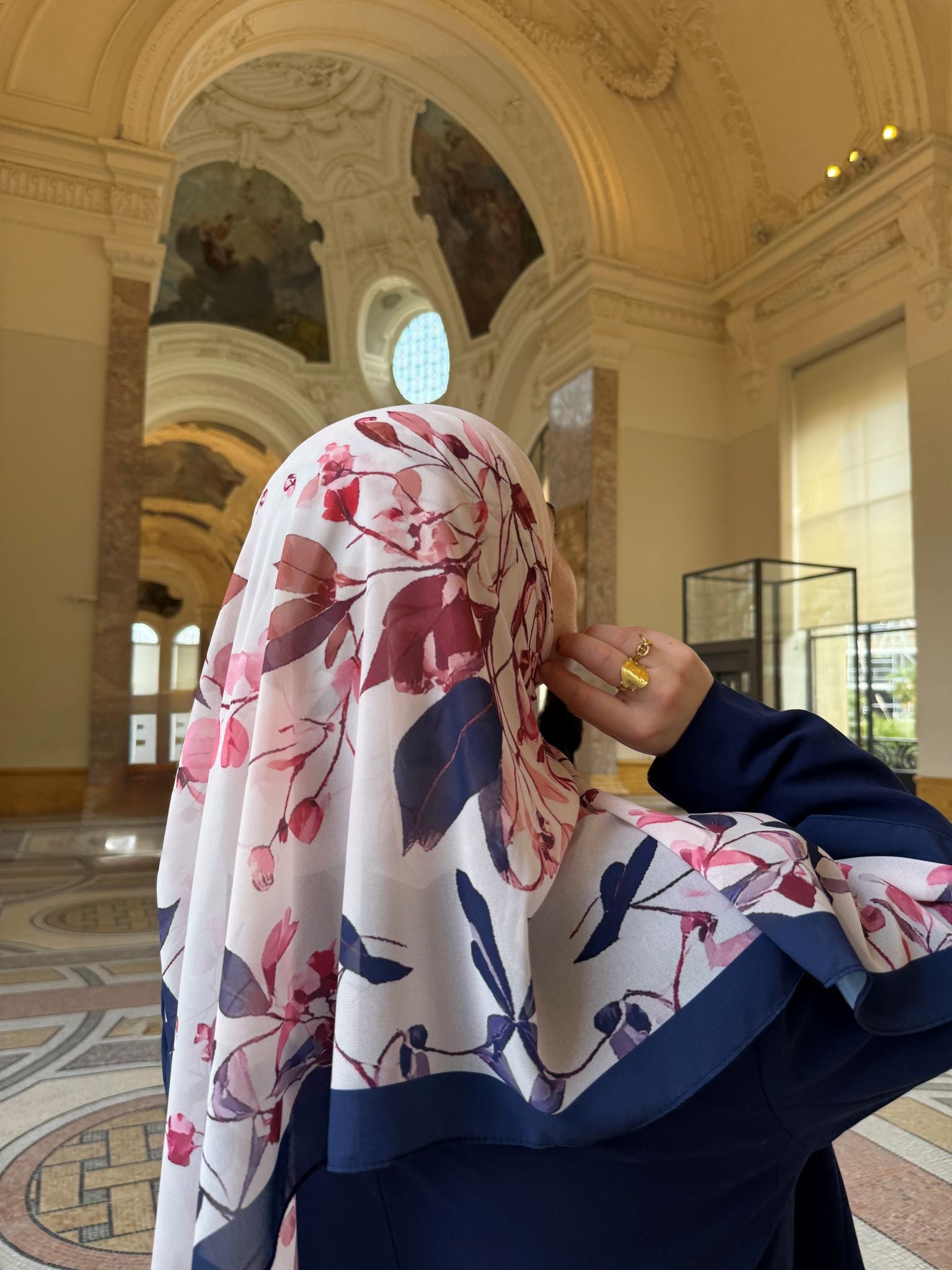 Foulard chiffon carré 110x110 cm – Rosalya Lefoulardcarré
