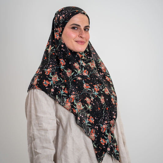 Foulard Chiffon Carré 115x115 cm – Fluidité et Grâce - Lefoulardcarré  