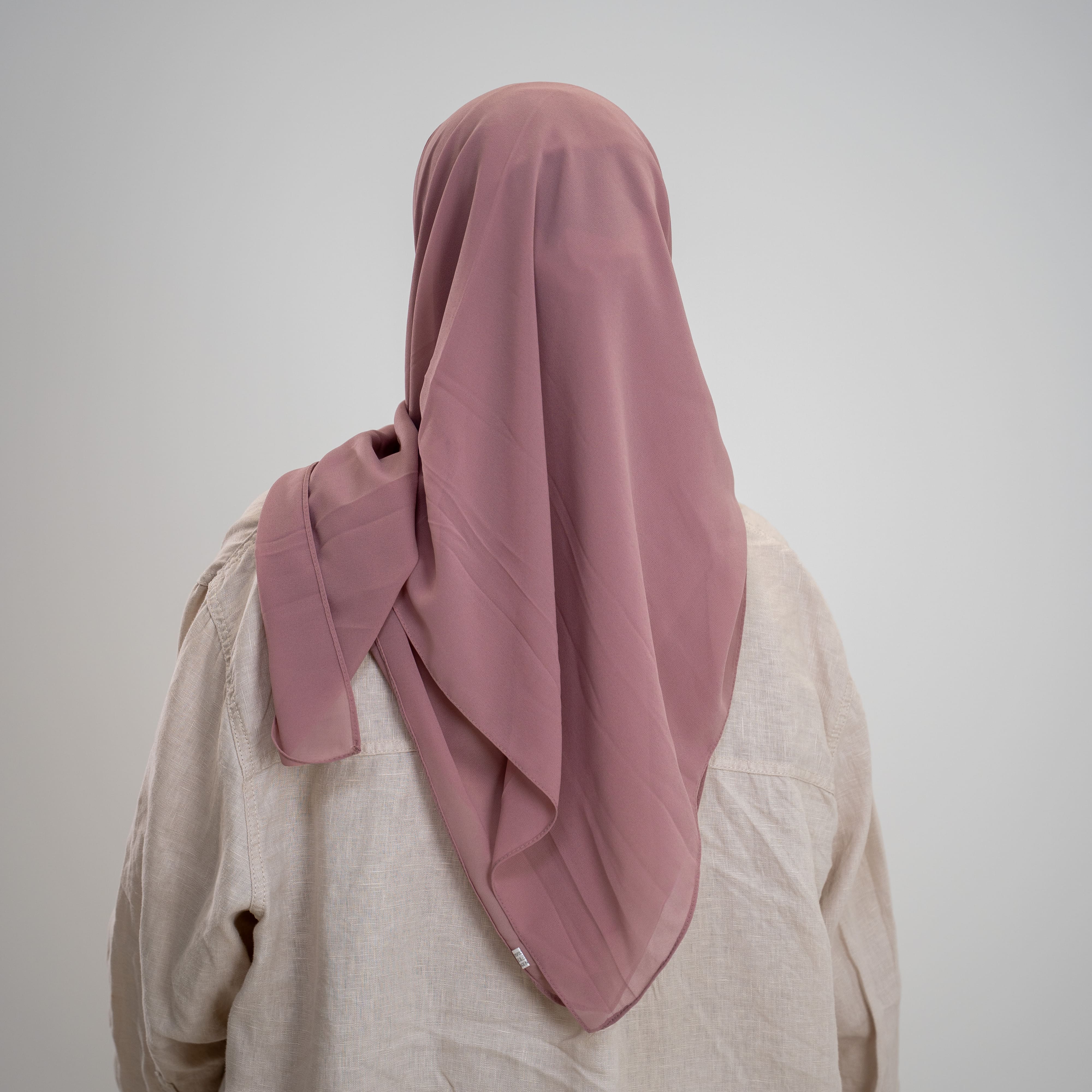 Foulard Mousseline Carré 110x110 cm – Chic et Aérien (Rose) Lefoulardcarré