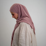 Foulard Mousseline Carré 110x110 cm – Chic et Aérien (Rose) Lefoulardcarré
