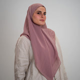 Foulard Mousseline Carré 110x110 cm – Chic et Aérien (Rose) Lefoulardcarré