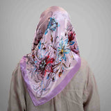 Foulard Satin Carré 90x90 cm – Élégance et Douceur (M1) Lefoulardcarré