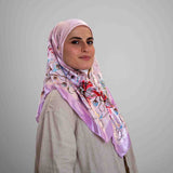Foulard Satin Carré 90x90 cm – Élégance et Douceur (M1) Lefoulardcarré