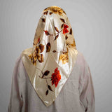 Foulard Satin Carré 90x90 cm – Élégance et Douceur (M4) Lefoulardcarré