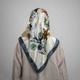 Foulard Satin Carré 90x90 cm – Élégance et Douceur (M2) Lefoulardcarré