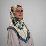 Foulard Satin Carré 90x90 cm – Élégance et Douceur (M2) Lefoulardcarré