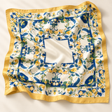 Foulard Chiffon satiné Carré 110x110 cm – Shams Lefoulardcarré