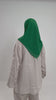 Foulard Mousseline Carré 110x110 cm – Chic et Aérien (Vert)