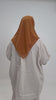Foulard Mousseline Carré 110x110 cm – Chic et Aérien (Orange)