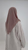 Foulard Mousseline Carré 110x110 cm – Chic et Aérien (Taupe)