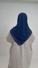 Foulard Mousseline Carré 110x110 cm – Chic et Aérien (Bleu Marine)