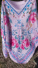 Foulard en satin carré 110x110 cm – Zahra