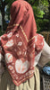Foulard Mousseline Carré 110x110 cm – Caramel