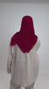 Foulard Mousseline Carré 110x110 cm – Chic et Aérien (Rouge)